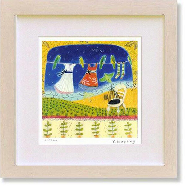 楽天市場】絵画 カレンホイプティング・ボストンザワールド 版画 動物