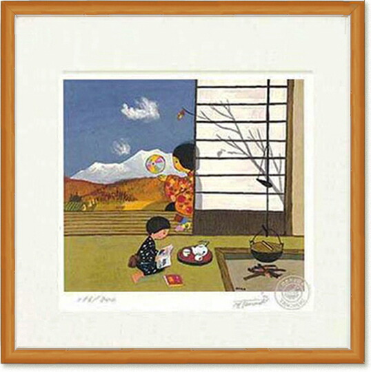 谷内六郎　からすのたき火 楽天市場】谷内六郎・からすのたき火（絵画・版画） : 絵画生活