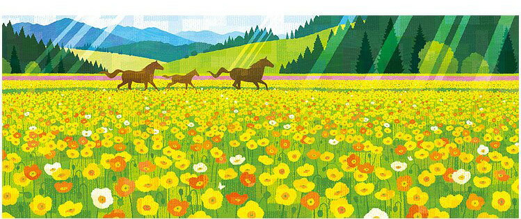 Sale 72 Off 絵画 藤谷壮仁郎 光輝く花畑 版画 インテリア Fucoa Cl