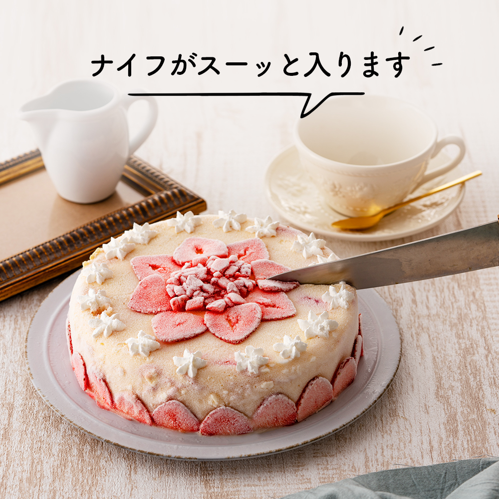 楽天市場 アイスケーキ 誕生日 いちごのミルフィーユ 6号サイズ 18cm スイーツ アイス ギフト アイスクリーム 誕生日ケーキ 大人 子供 ケーキ 大きめサイズ 大人数用 お誕生日 バースデイ ギフト プレゼント カード付き いちごデコレーション アイスクリーム工房 魁