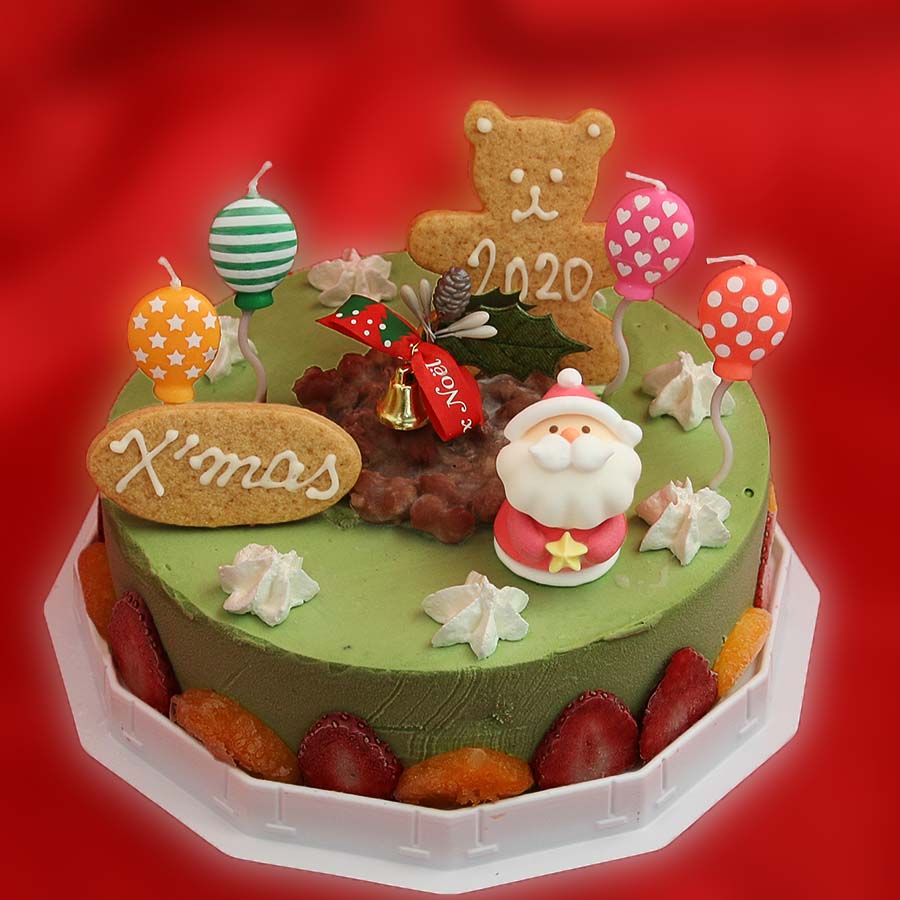 クリスマスケーキ 早割 予約 アイスケーキ 6号 抹茶 クリスマスアイスケーキ 送料無料 アイスクリームケーキ アイス ケーキ クリスマス 受注生産品