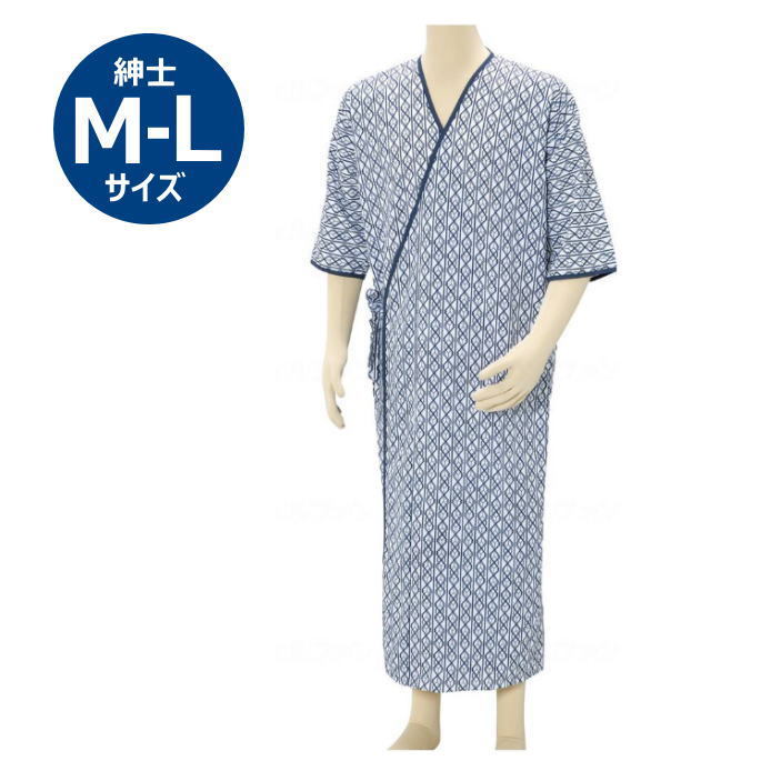 大人気の 人気海外一番 紳士用：M-L テイコブ おくみ付ねまき 紳士用 PA02G M Lサイズ ガーゼ素材 紺縦縞 綿100% 色柄おまかせ 幸和製作所 elma-ultrasonic.nl elma-ultrasonic.nl