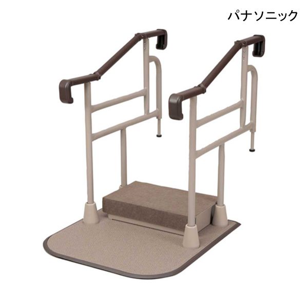 パナソニック 部屋の入り口用 自在手摺り ツインディ(両手摺り踏み台付)【貨物輸送無料】【尖んがり10倍】
