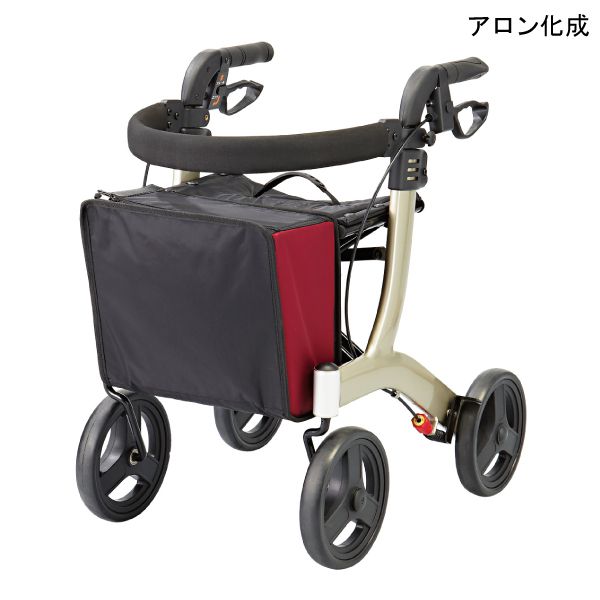 アロン化成 安寿 歩行車 リトルターン ロータイプ(532-316)(ワインレッド)(重量6.4kg)【送料無料】【ポイント10倍】｜介護応援館 32,604円