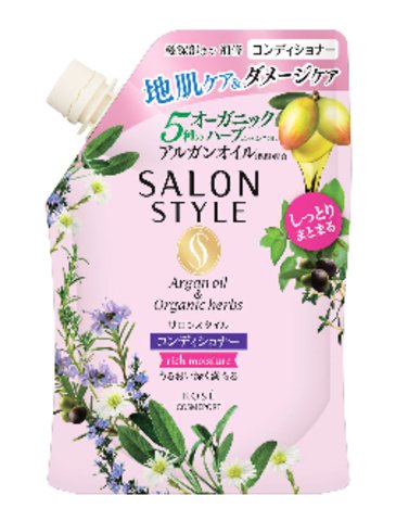 【あわせ買い2999円以上で送料無料】コーセー　サロンスタイル コンディショナー (リッチモイスチュア) つめかえ （リッチＭ）詰替　３６０ＭＬ（4971710385748）(ヘアケア・オーガニック・美容)