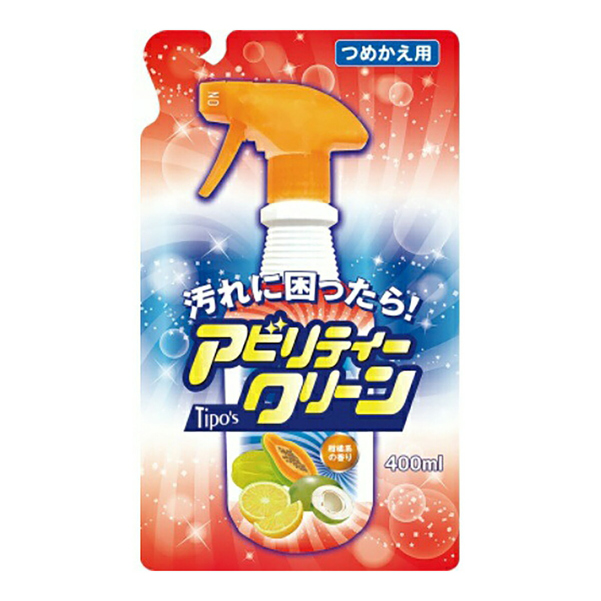【送料お得・まとめ買い×24個セット】友和 Tipo's アビリティークリーン 柑橘系の香り 詰替 400ml