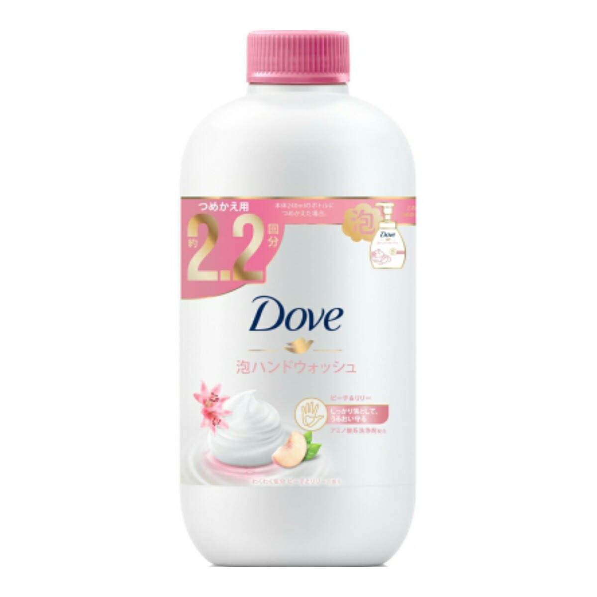 付与 今月のオススメ品 ダヴ 泡 ハンドウォッシュ ピーチリリー つめかえ用 430ml tr_394  whitesforracialequity.org