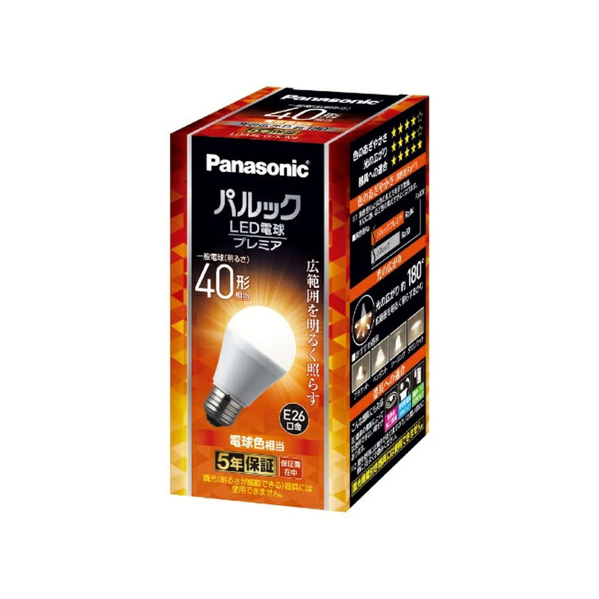 【送料お得・まとめ買い×10個セット】パナソニック LDA4LGSK4 パルック LED 電球 プレミア 一般電球 広配光タイプ 電球色相当 40形相当 E26口金