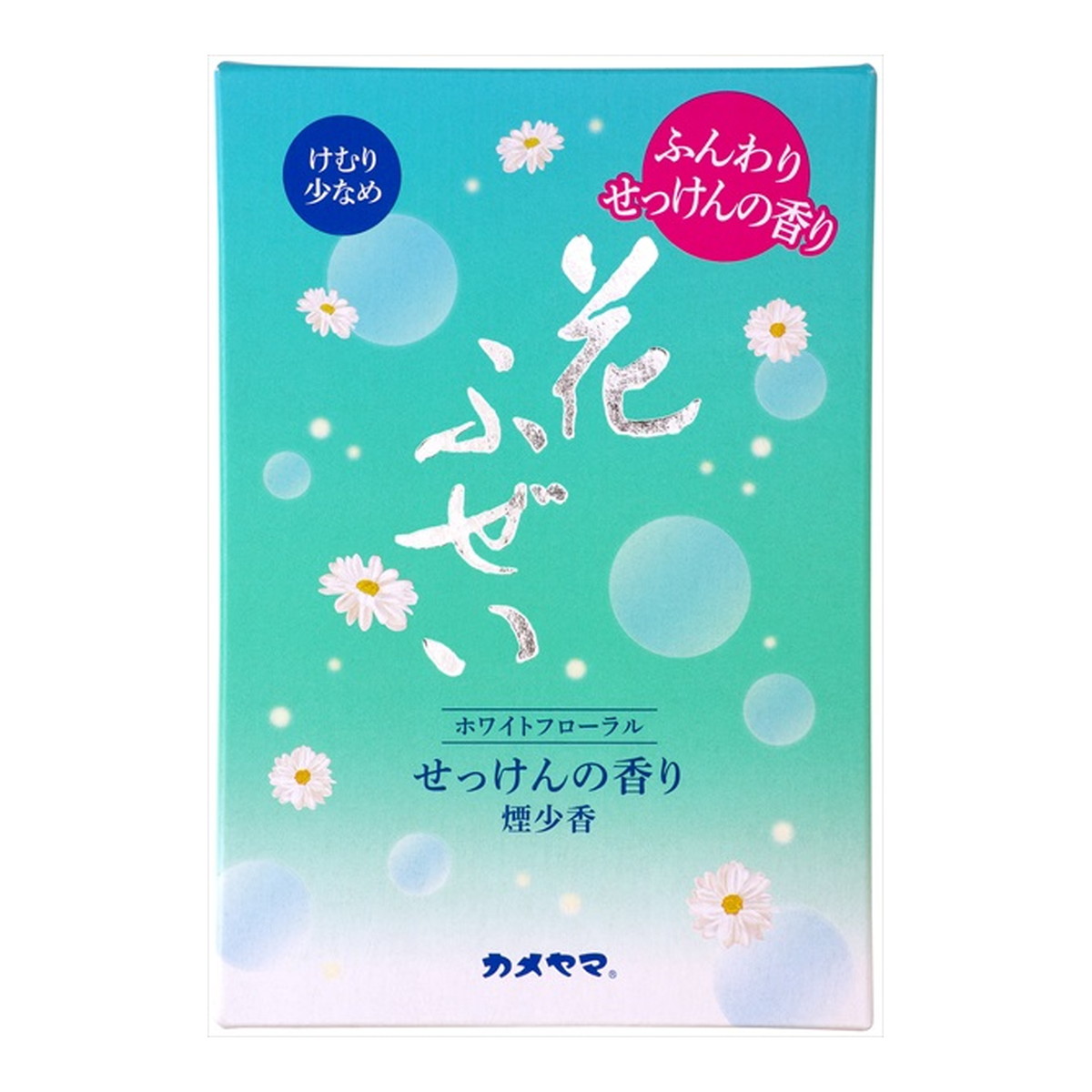 【送料お得・まとめ買い×9個セット】カメヤマ 花ふぜい せっけんの香り 煙少香 徳用 大型 220g 線香