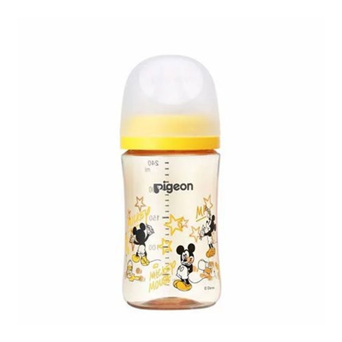 【送料お得・まとめ買い&times;40個セット】ピジョン 母乳実感 哺乳びん プラスチック Disney 240ml｜ホームライフ