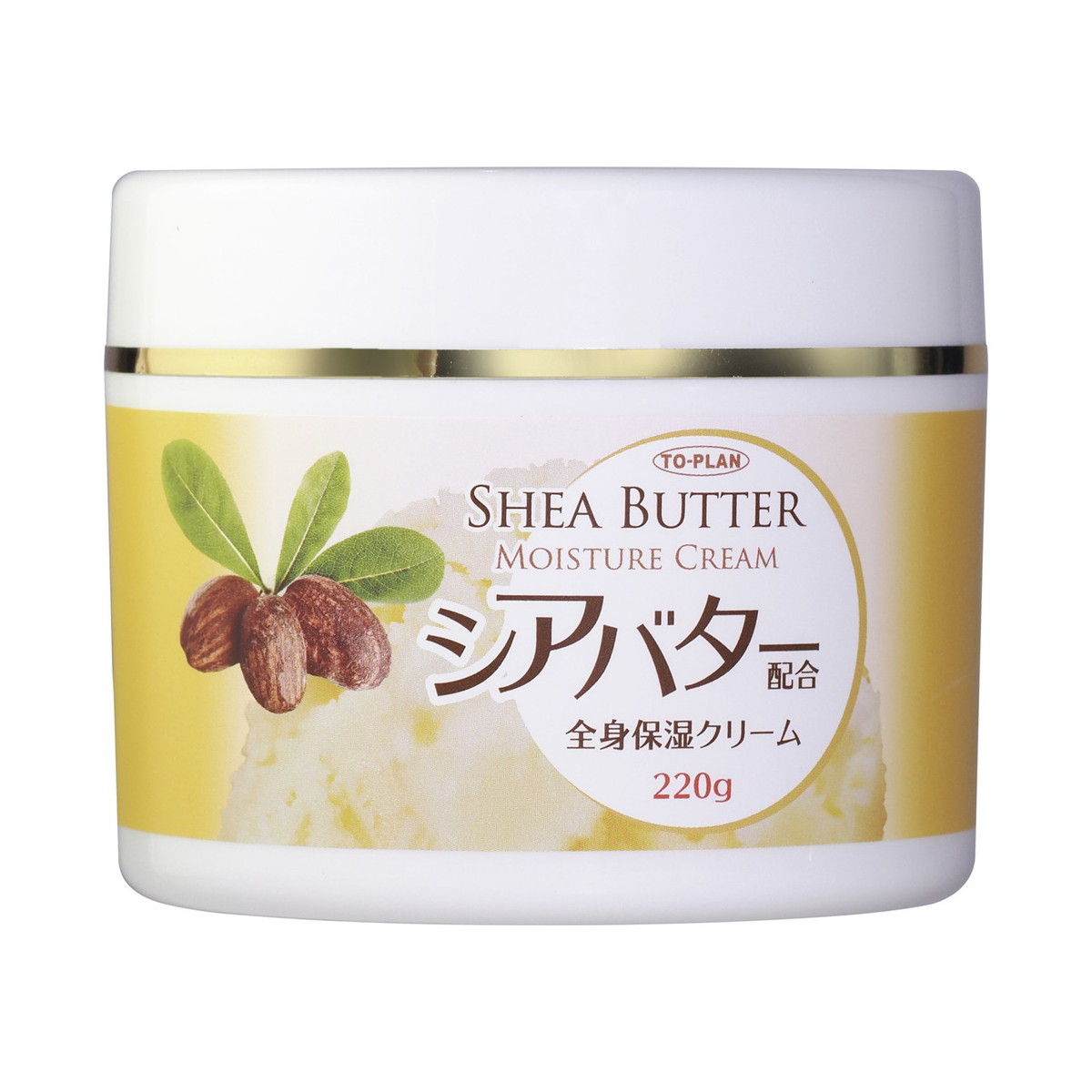【送料お得・まとめ買い×48個セット】東京企画販売 シアバター配合 全身保湿クリーム 220g|ホームライフ