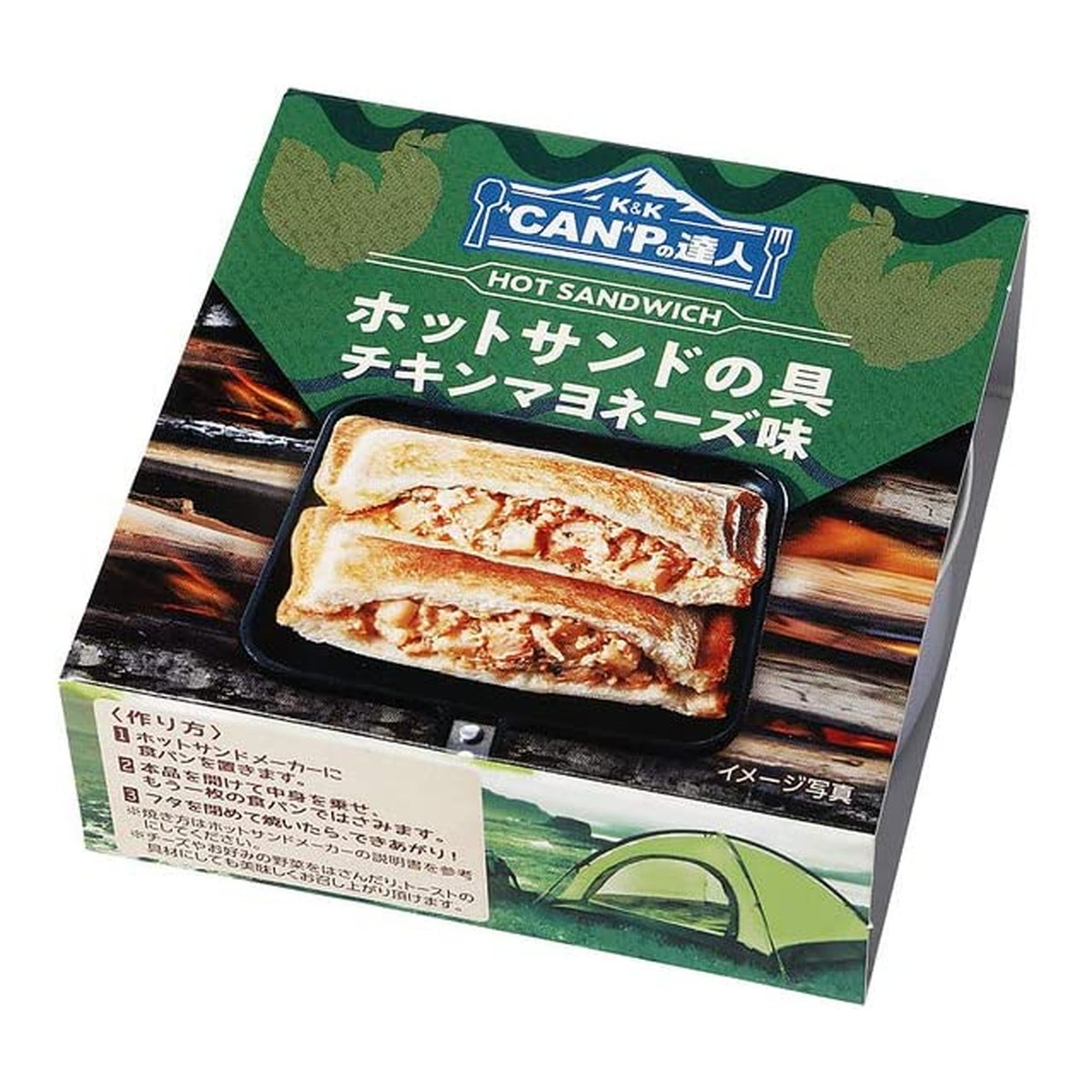 送料お得・まとめ買い×24個セット】国分 K&K CANPの達人 ホットサンドの