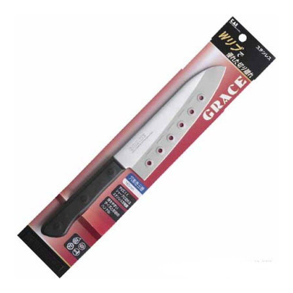 【送料お得・まとめ買い×11個セット】貝印 グレース 穴あき三徳 AZ5053 包丁