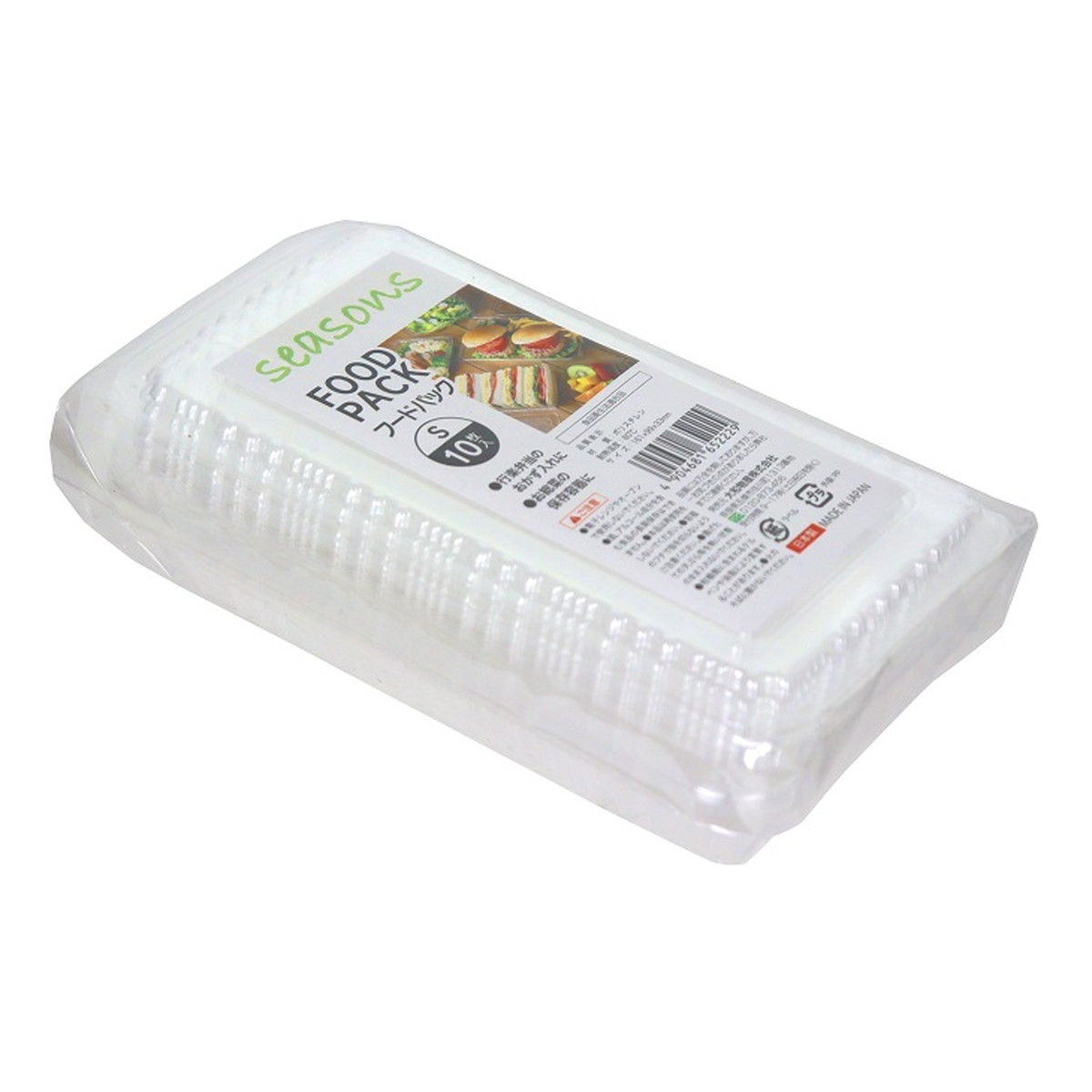 【送料お得・まとめ買い&times;120個セット】大和物産 シーズンズ フードパック S 10枚 使い捨て容器｜ホームライフ