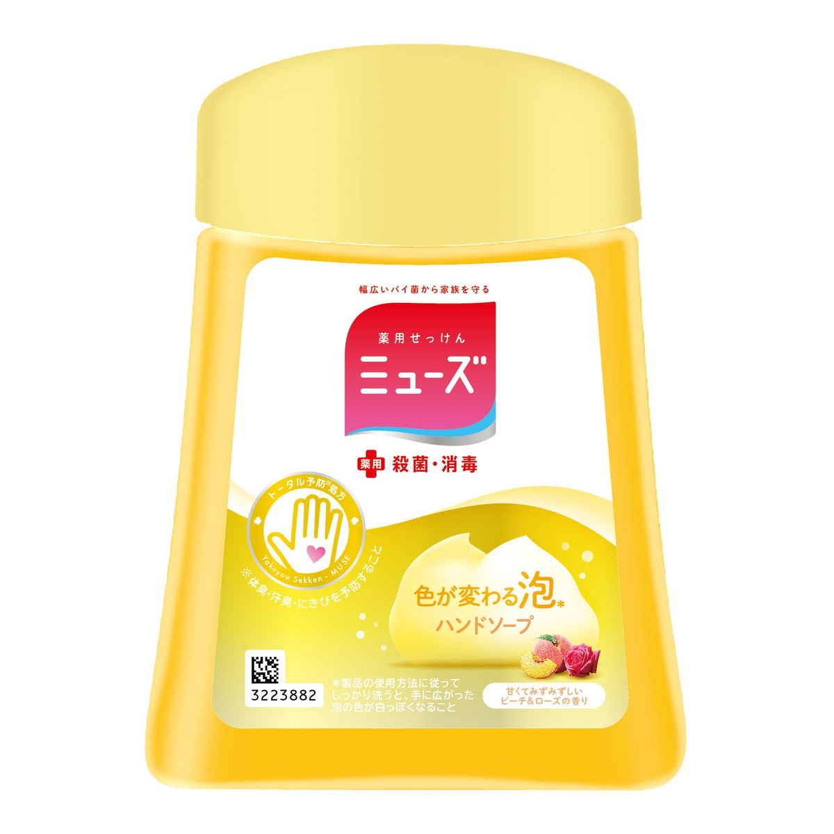 【送料お得・まとめ買い×11個セット】レキットベンキーザー 泡 ミューズ ノータッチ 付替ボトル ピーチローズ 250ml ハンドソープ
