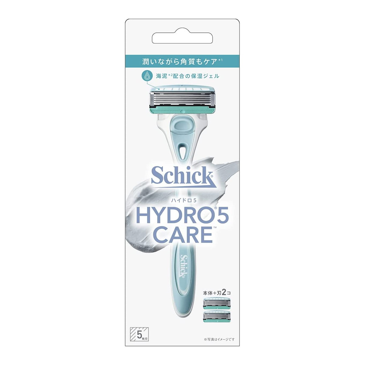 【送料お得・まとめ買い×3個セット】シック・ジャパン Schick シック ハイドロ5ケア ホルダー 刃付き+替刃1コ