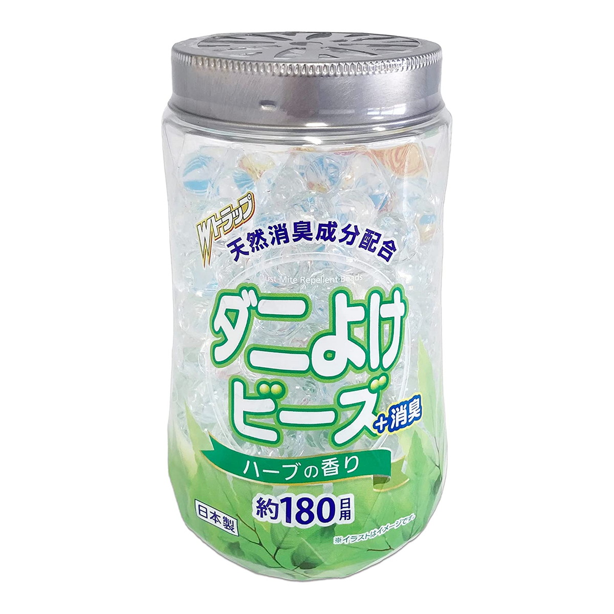 【送料お得・まとめ買い×20個セット】ライオンケミカル ダブルトラップ ダニよけ ビーズ 180日用 370g