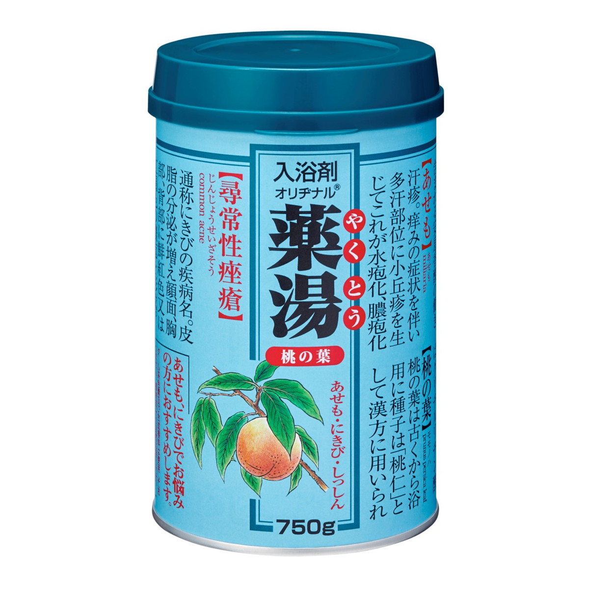 【送料お得・まとめ買い×11個セット】オリヂナル 薬湯 入浴剤 桃の葉 750g|ホームライフ