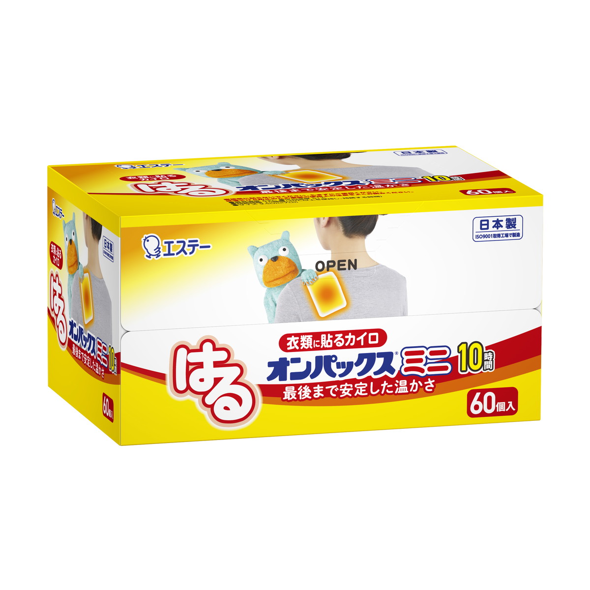 【送料お得・まとめ買い&times;8個セット】エステー はる オンパックス ミニ 60個入｜ホームライフ
