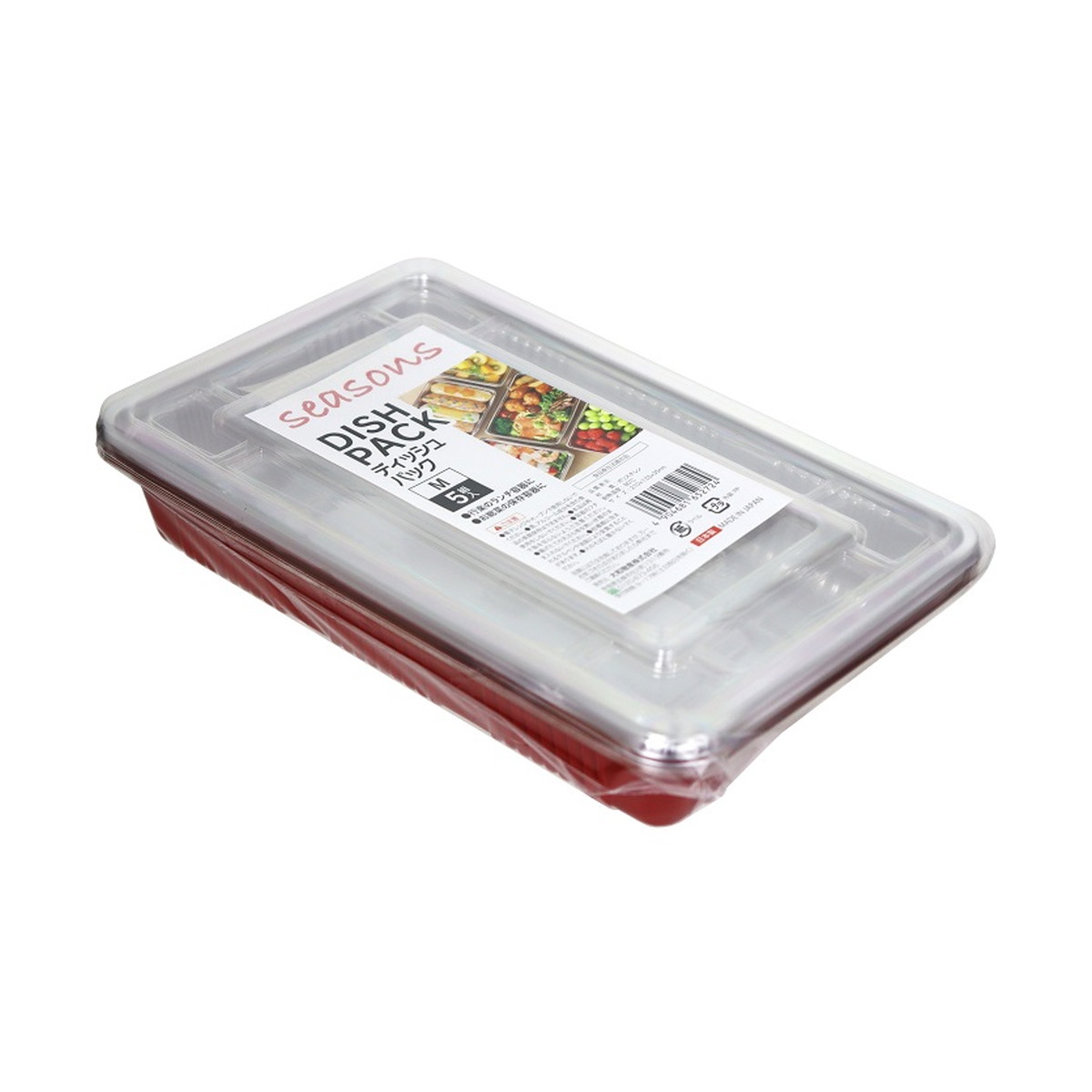 【送料お得・まとめ買い×100個セット】大和物産 シーズンズ ディッシュパック M 5組入