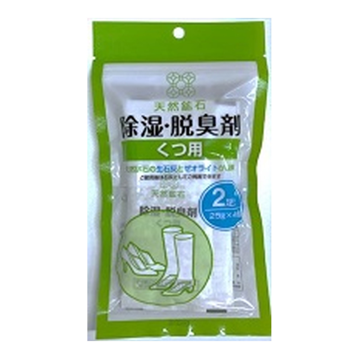 【送料お得・まとめ買い&times;80個セット】宇部マテリアルズ 天然鉱石 除湿・脱臭剤 くつ用 2足分｜ホームライフ