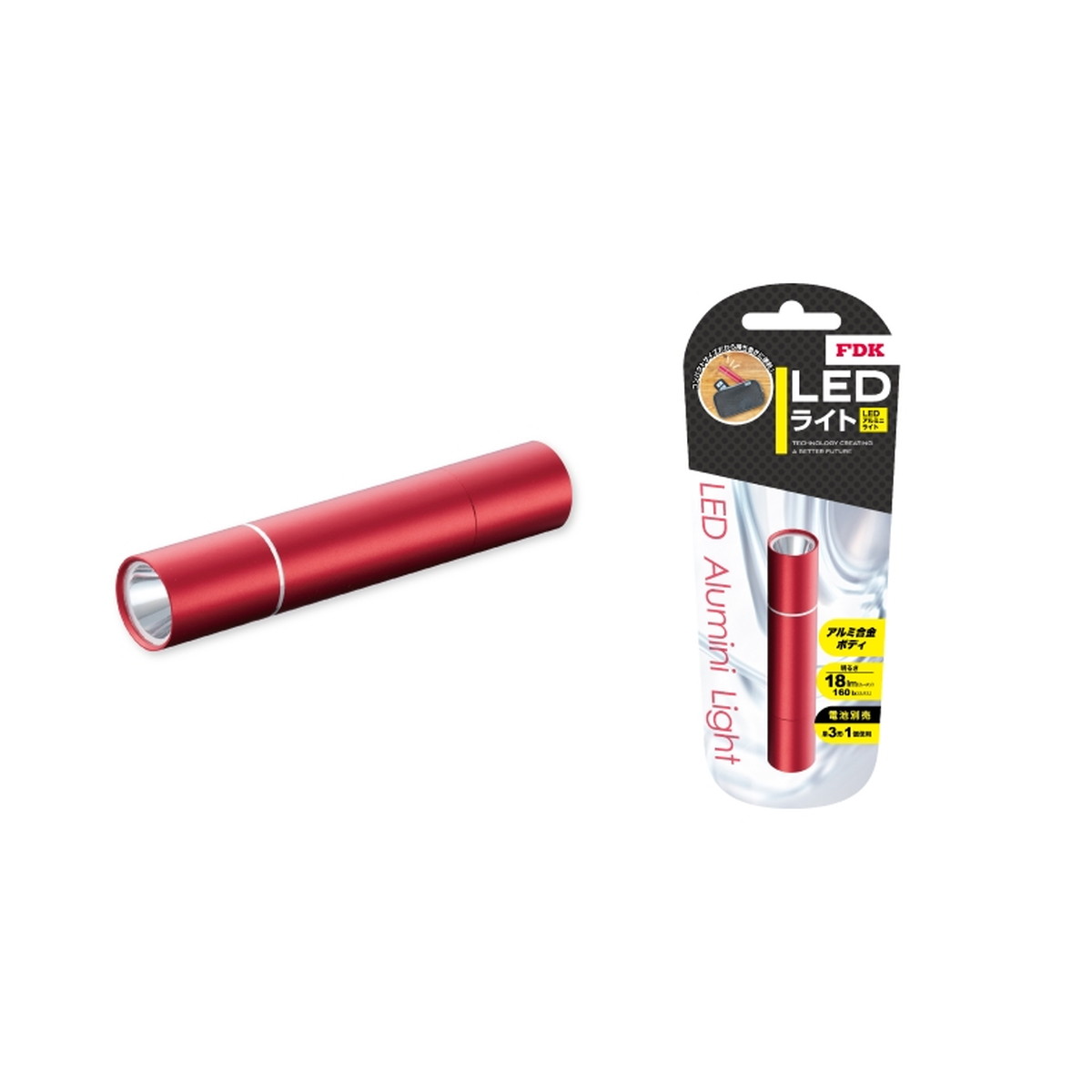 【送料お得・まとめ買い×11個セット】FDK LEDアルミニライト FLA-3105FIR(CL)