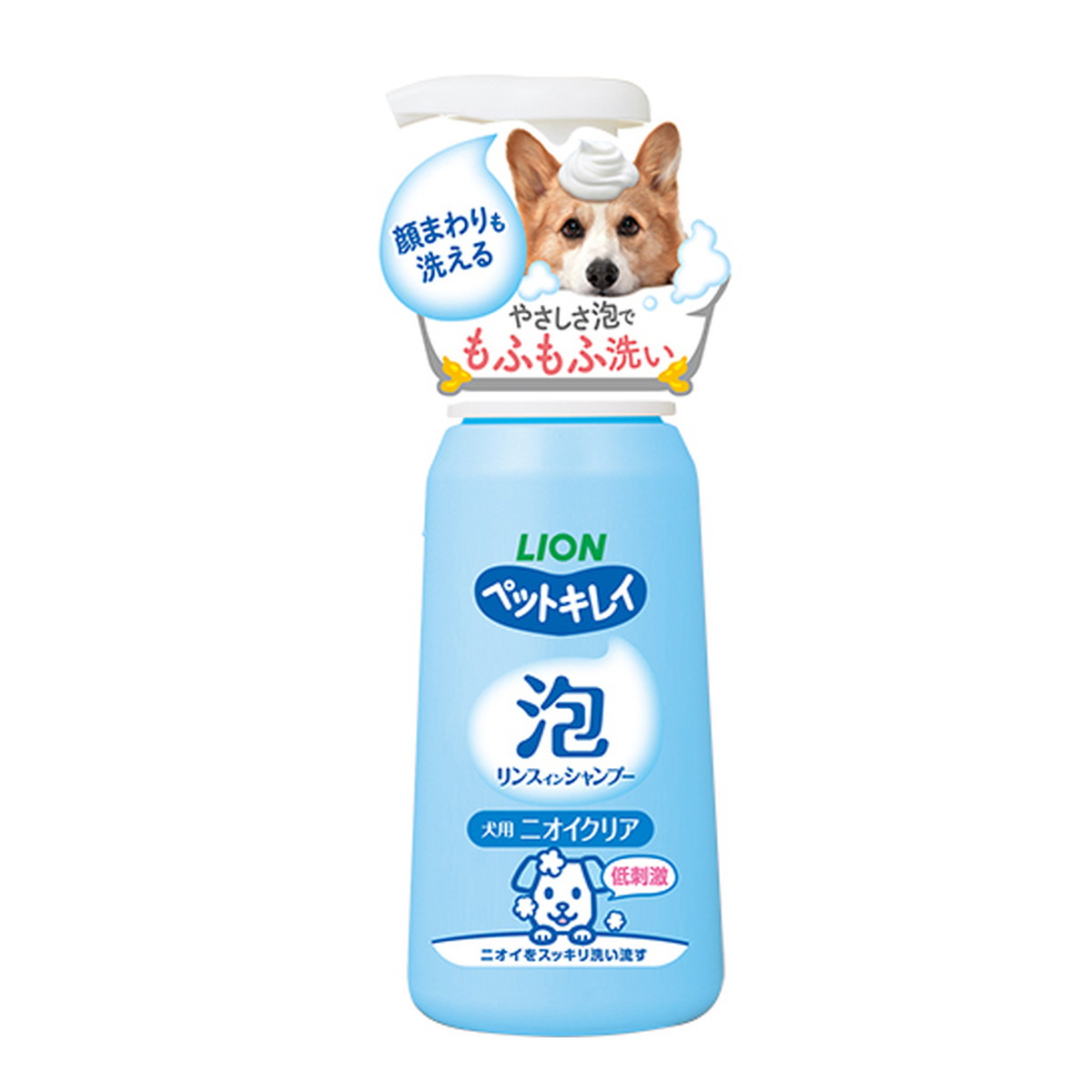 【送料お得・まとめ買い×11個セット】ライオンペット ペットキレイ 泡リンスインシャンプー 犬用 ニオイクリア 230ml