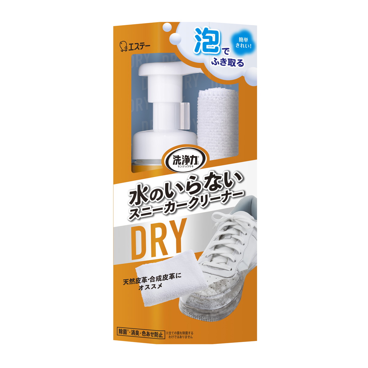 【送料お得・まとめ買い×24個セット】エステー 洗浄力 水のいらない スニーカークリーナー 150mL