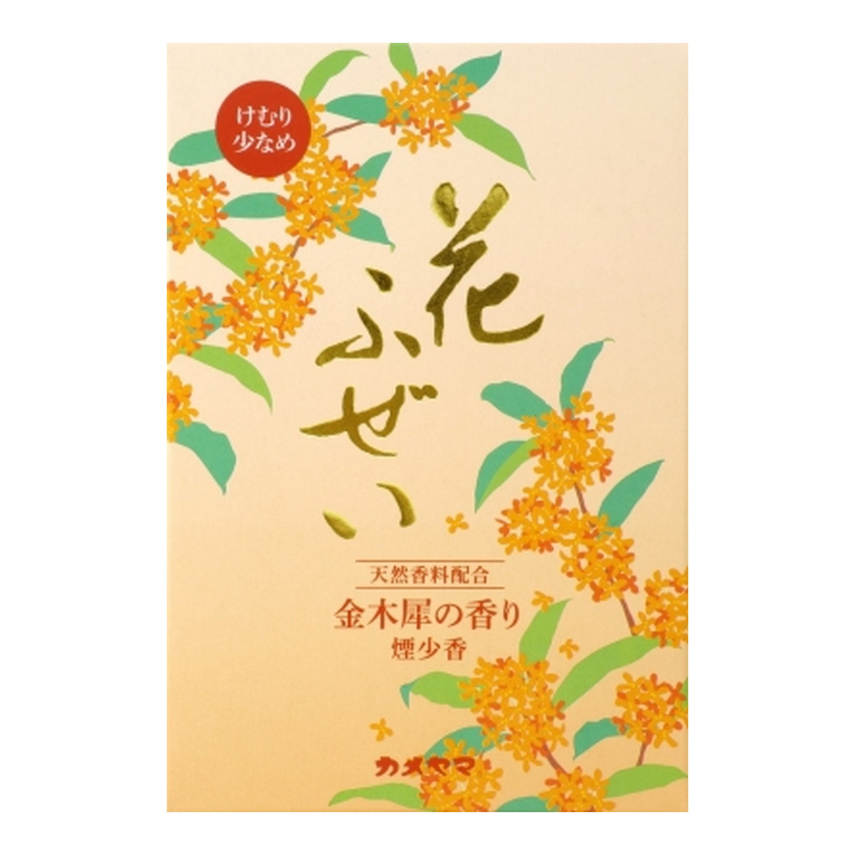 【送料お得・まとめ買い×13個セット】カメヤマ 花ふぜい 金木犀の香り 煙少香 徳用大型 220g 線香|ホームライフ