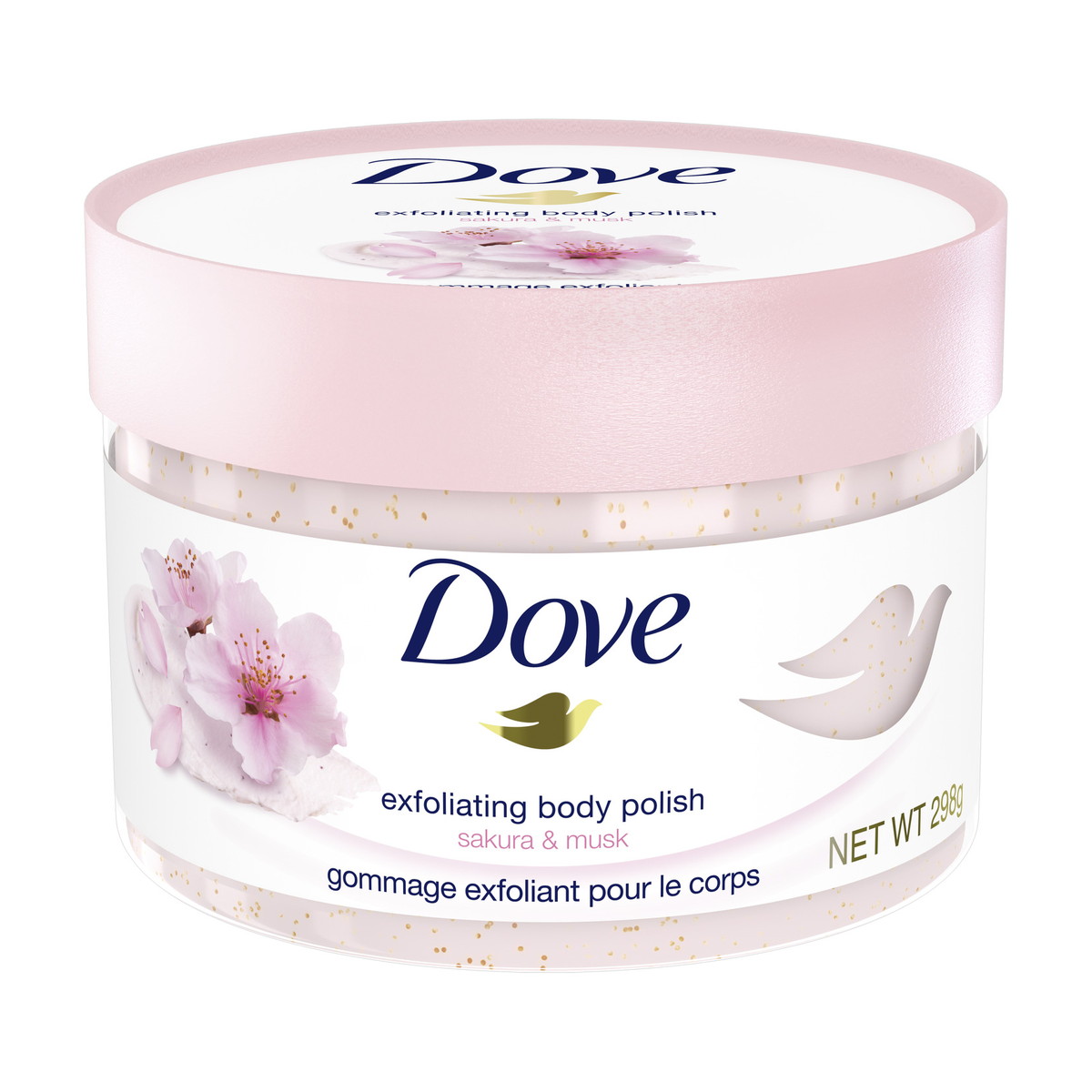 【送料お得・まとめ買い&times;13個セット】ユニリーバ Dove ダヴ クリーミー スクラブ サクラ&ムスク 298g｜ホームライフ 10,808円