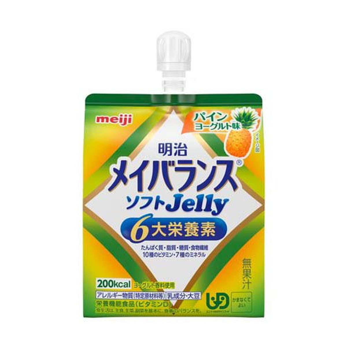 【送料お得・まとめ買い&times;36個セット】明治 メイバランス ソフトJelly パインヨーグルト味 125mL 栄養機能食品｜ホームライフ