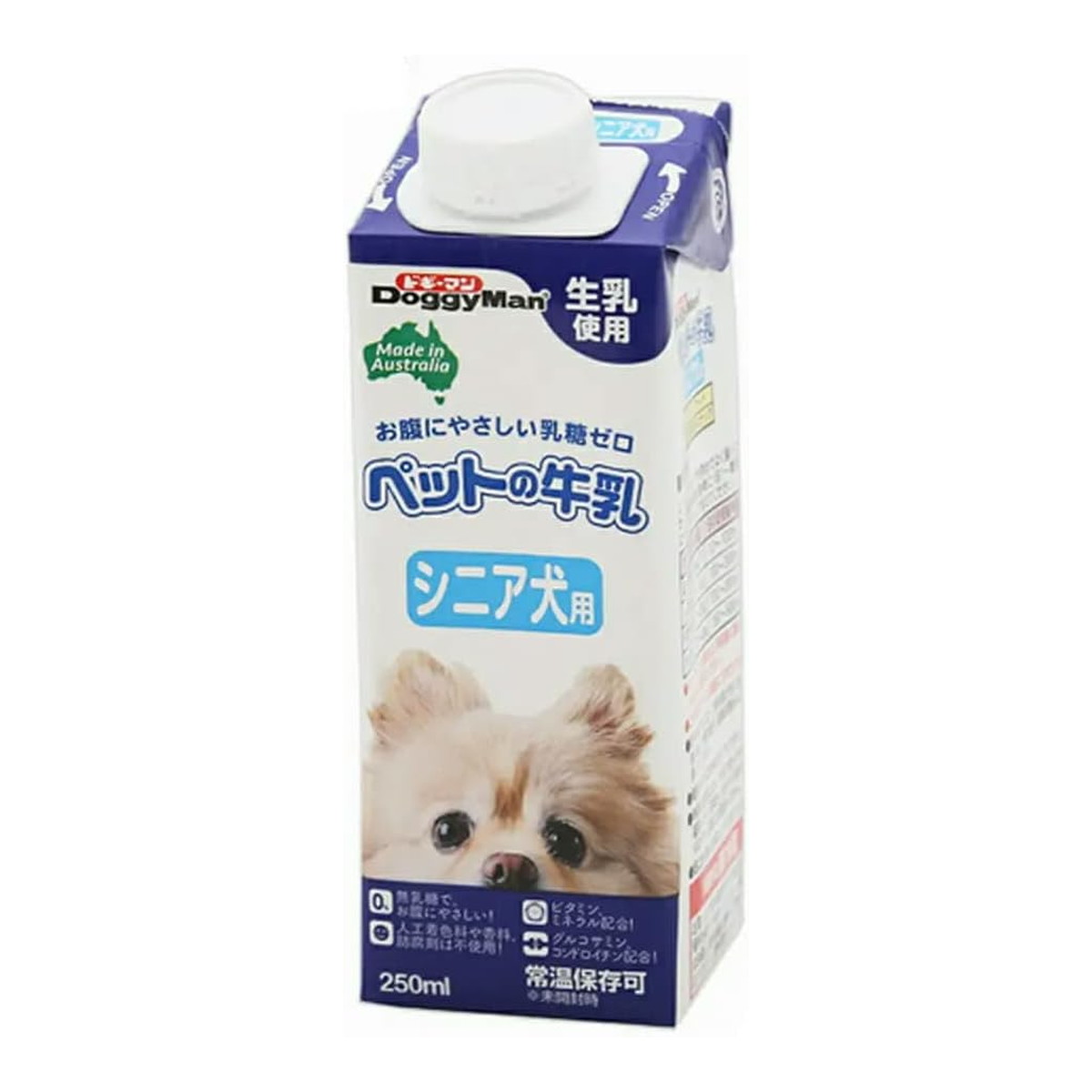 【送料お得・まとめ買い×24個セット】ドギーマン ペットの牛乳 シニア犬用 250ml ドッグフード