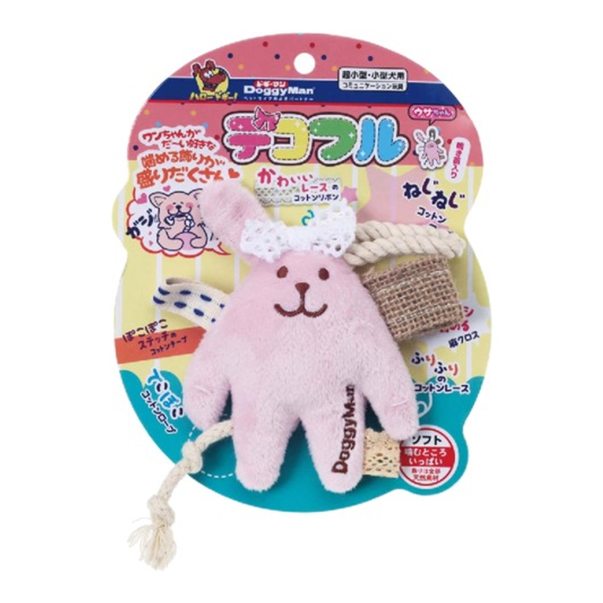 【送料お得・まとめ買い&times;72個セット】ドギーマンハヤシ デコフル ウサちゃん｜ホームライフ