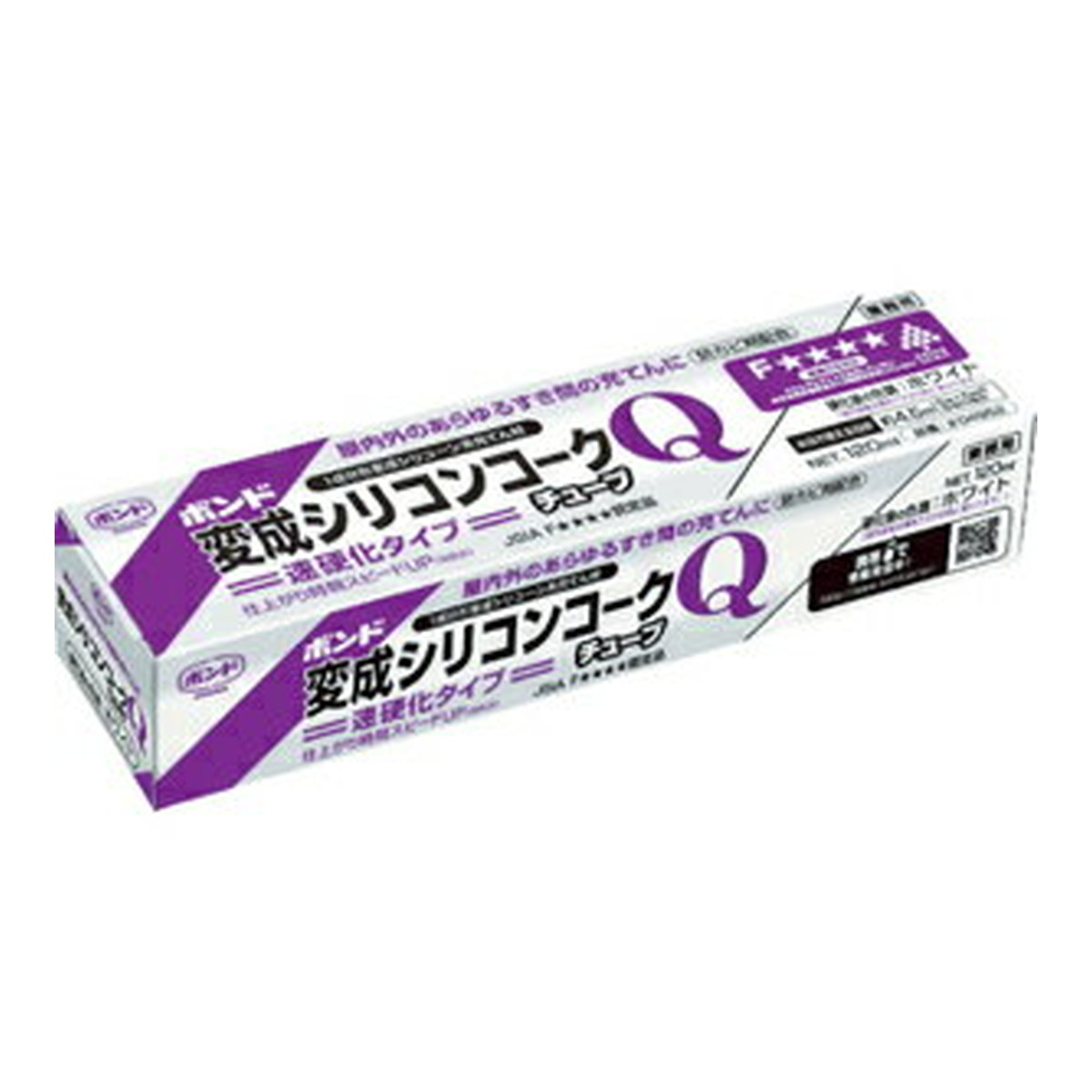 【送料お得・まとめ買い×13個セット】コニシ ボンド 変成シリコンコークQチューブ ホワイト 速硬化タイプ 120mL