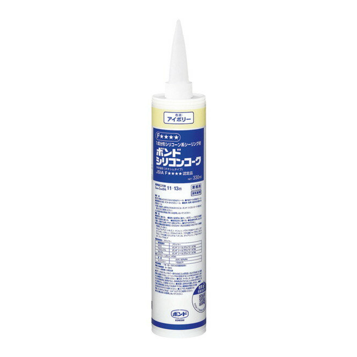 【送料お得・まとめ買い×7個セット】コニシ ボンド シリコンコーク アイボリー 330mL