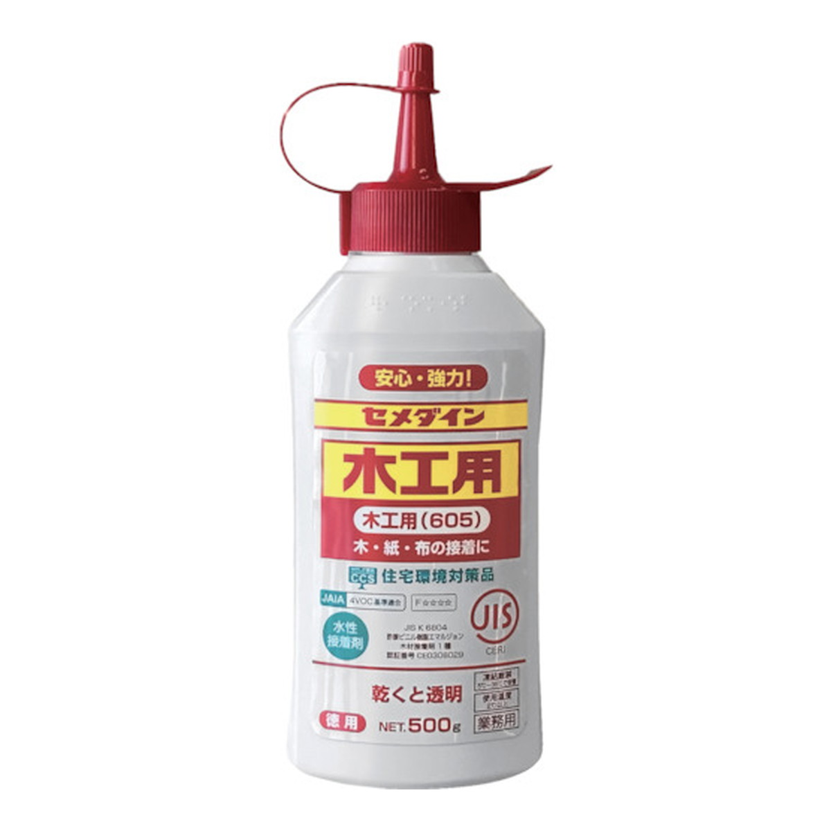 【送料お得・まとめ買い×20個セット】セメダイン 木工用605 乾くと透明 500g
