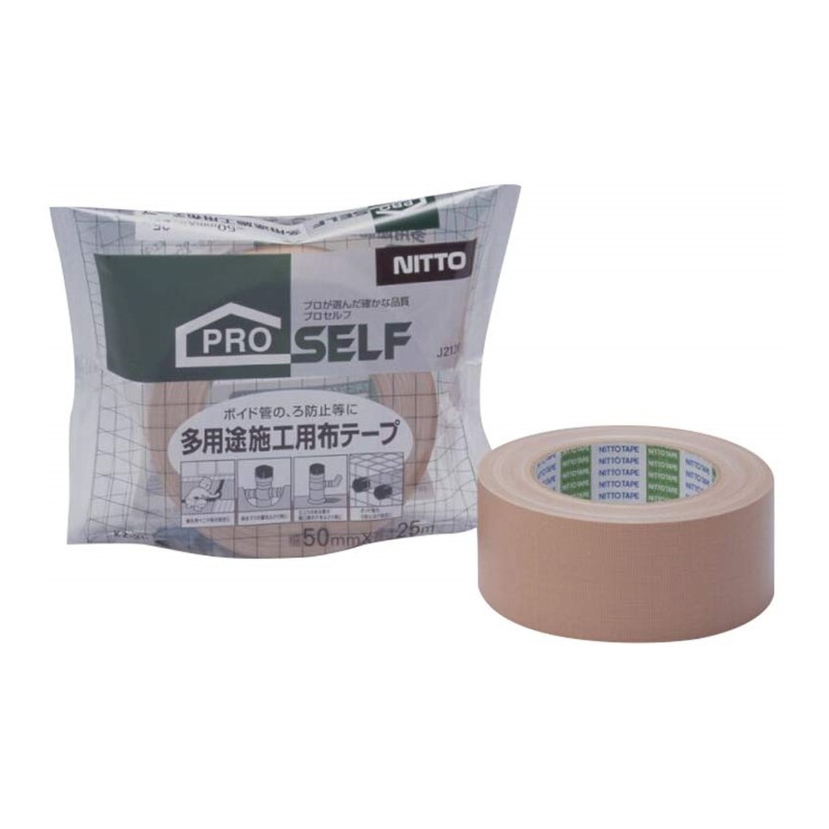 【送料お得・まとめ買い×30個セット】ニトムズ 多用途施工 布テープ