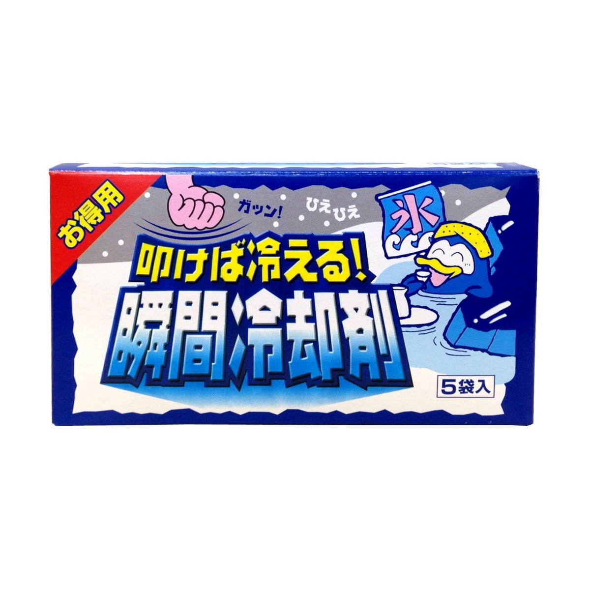 【送料お得・まとめ買い×20個セット】扶桑化学 叩けば冷える! 瞬間冷却剤 5袋入