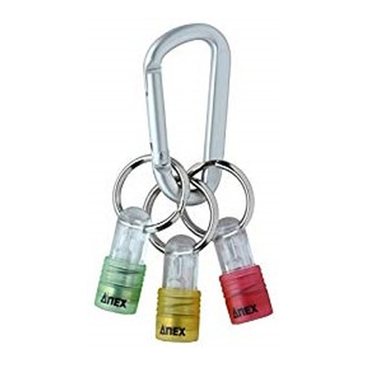 【送料お得・まとめ買い×6個セット】アネックス クイックホルダー 3PCS 緑黄赤