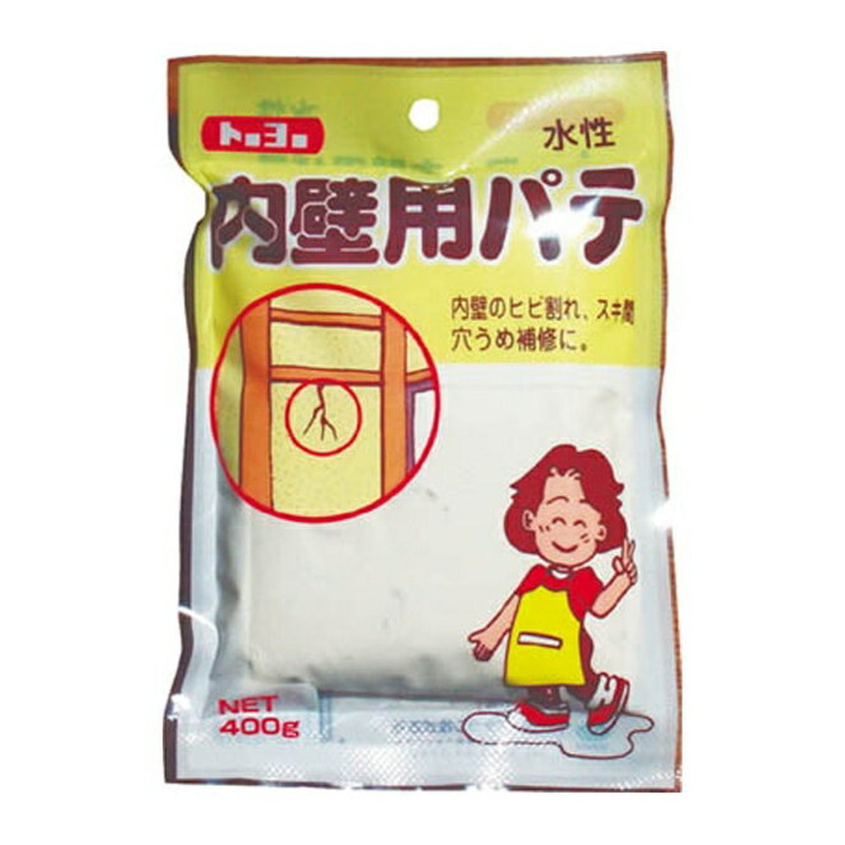 【送料お得・まとめ買い×20個セット】トーヨーマテラン MATERAN NO105241 内壁用パテ 400g 水性 補修材