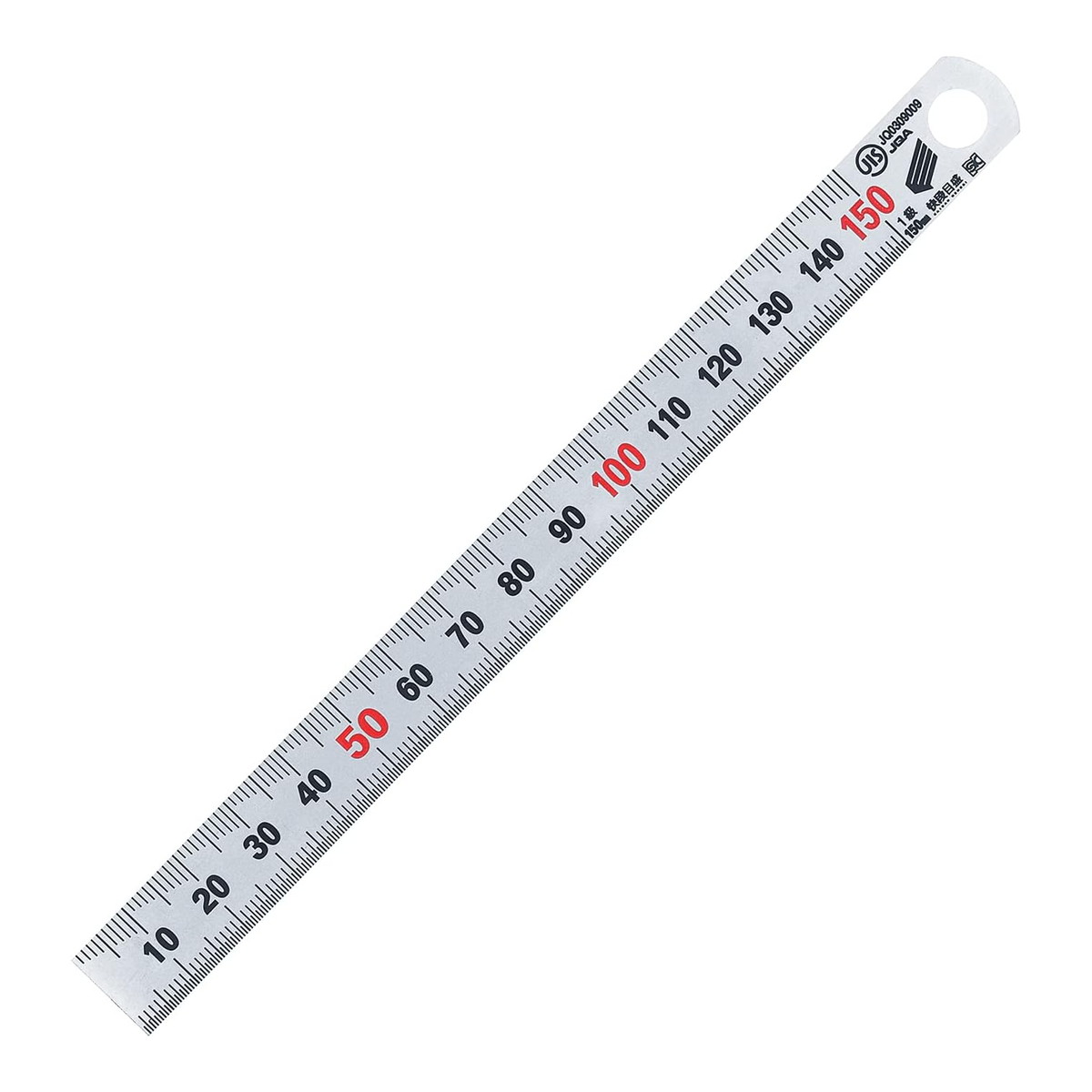 【送料お得・まとめ買い×100個セット】新潟精機 シルバースケール 快段 目盛 150mm