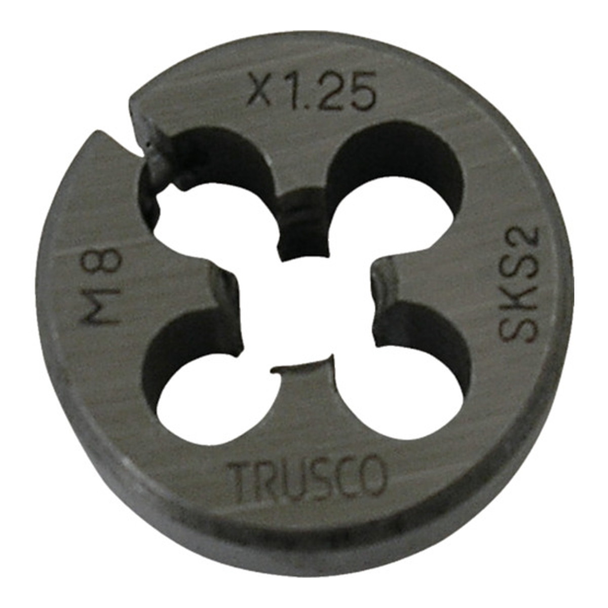 【送料お得・まとめ買い×10個セット】トラスコ中山 TRUSCO T25D-8X1.25 丸ダイス 25径 M8×1.25 SKS
