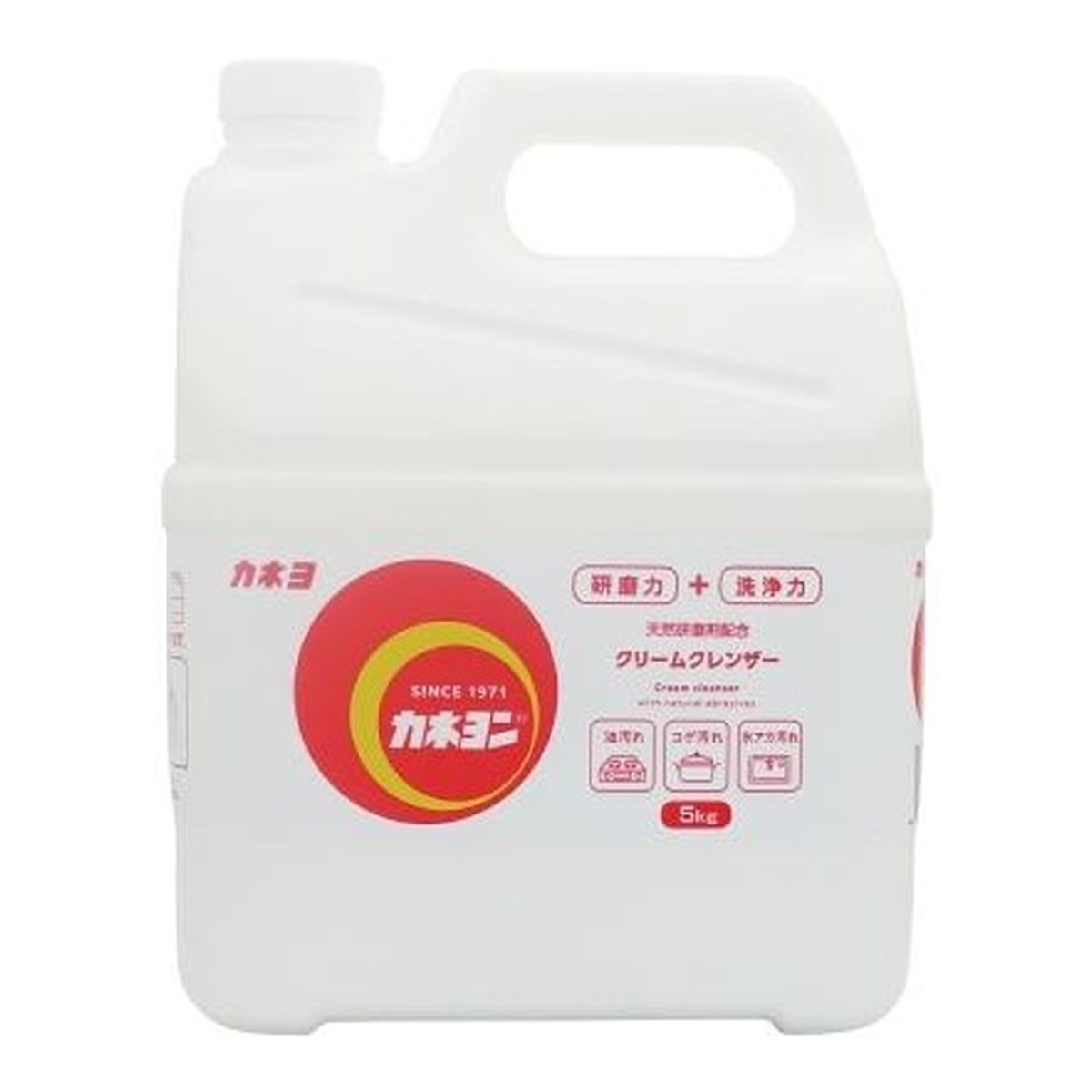 【送料お得・まとめ買い×3個セット】カネヨ石鹸 カネヨン 特大 5kg クリームクレンザー