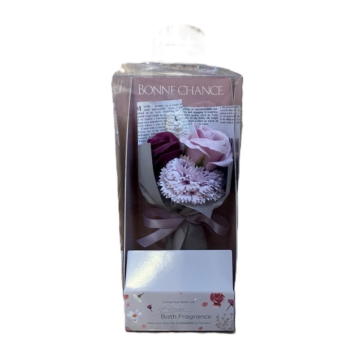 【送料お得・まとめ買い×9個セット】九州フラワーサービス BathFragrance ボンシャンス ミニブーケ プールプル 入浴剤