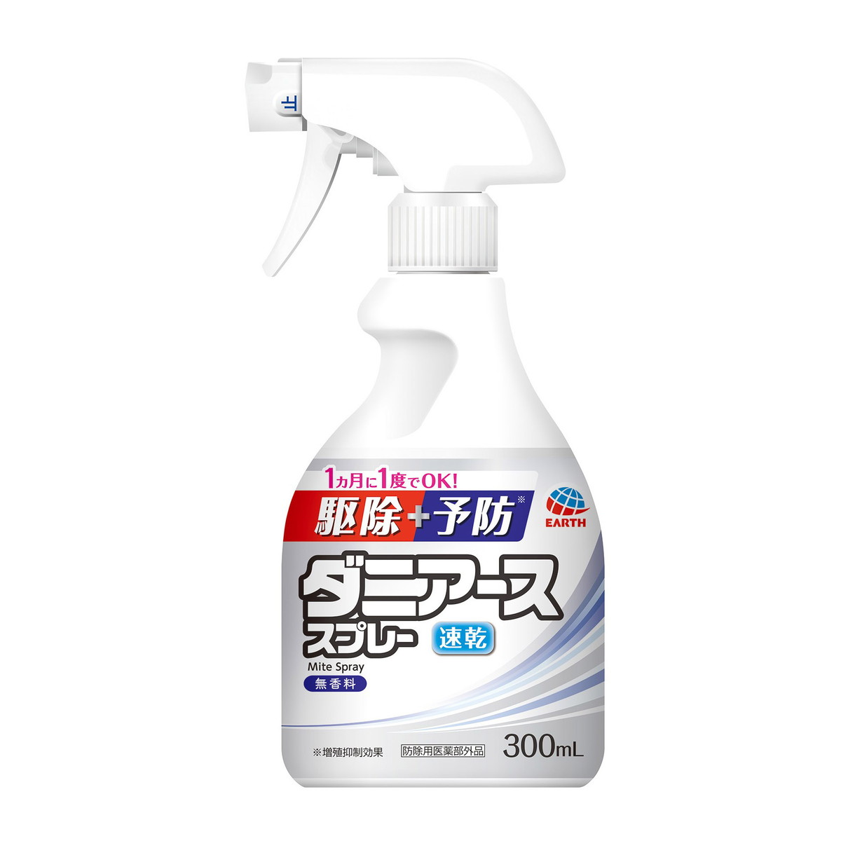 【送料お得・まとめ買い×9個セット】アース製薬 ダニアース スプレー 駆除 + 予防 速乾 無香料 300ml ダニよけ ダニ駆除