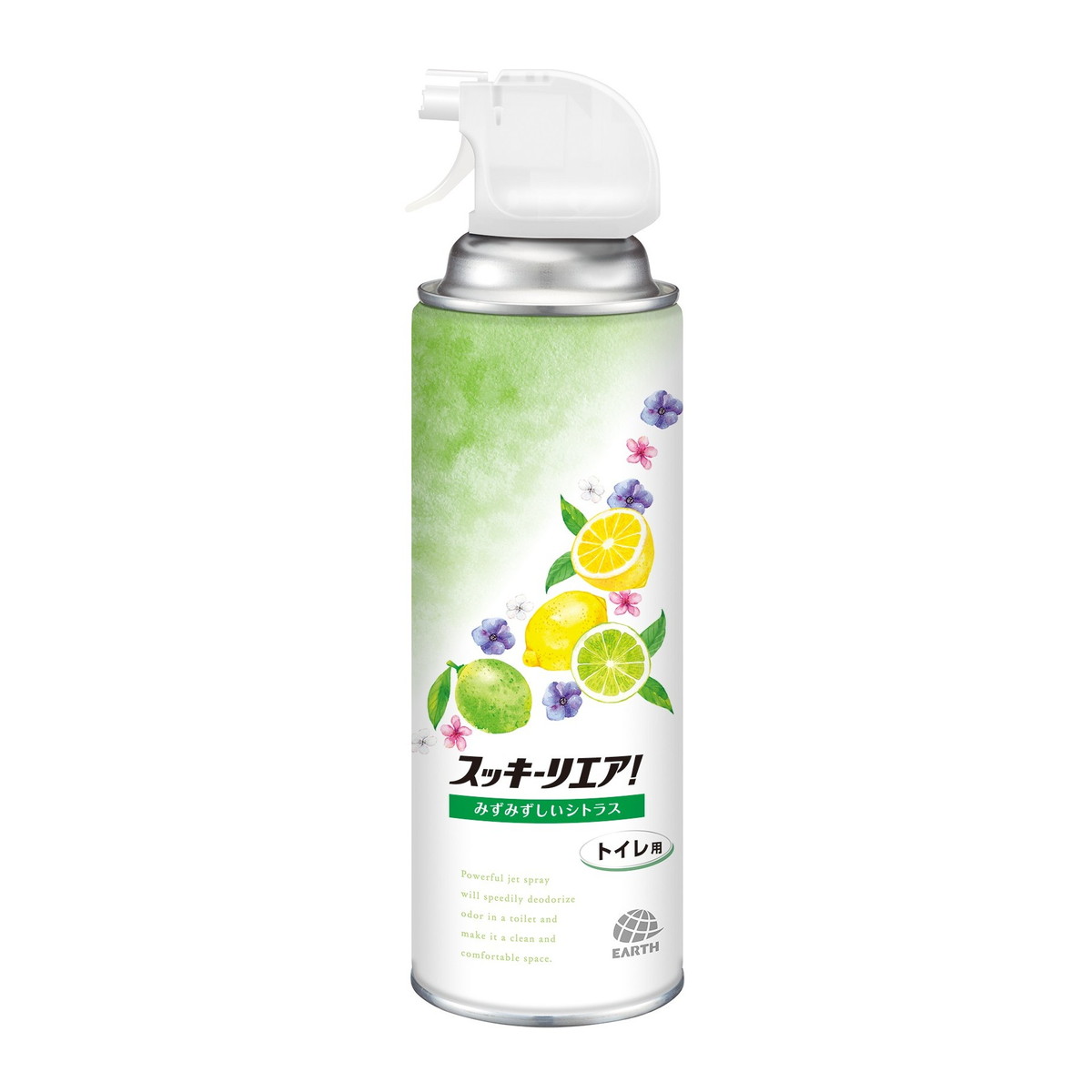【送料お得・まとめ買い×30個セット】アース製薬 スッキーリエア! トイレ用 みずみずしいシトラス 350mL トイレ用消臭芳香剤