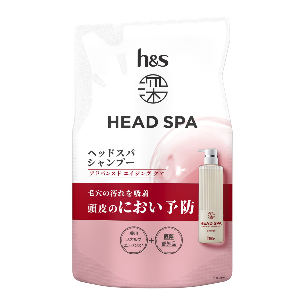 【送料お得・まとめ買い&times;11個セット】P&G 深ヘッドスパ byh&s エイチアンドエス アドバンスドエイジングケア シャンプー つめかえ 350g｜ホームライフ 6,454円