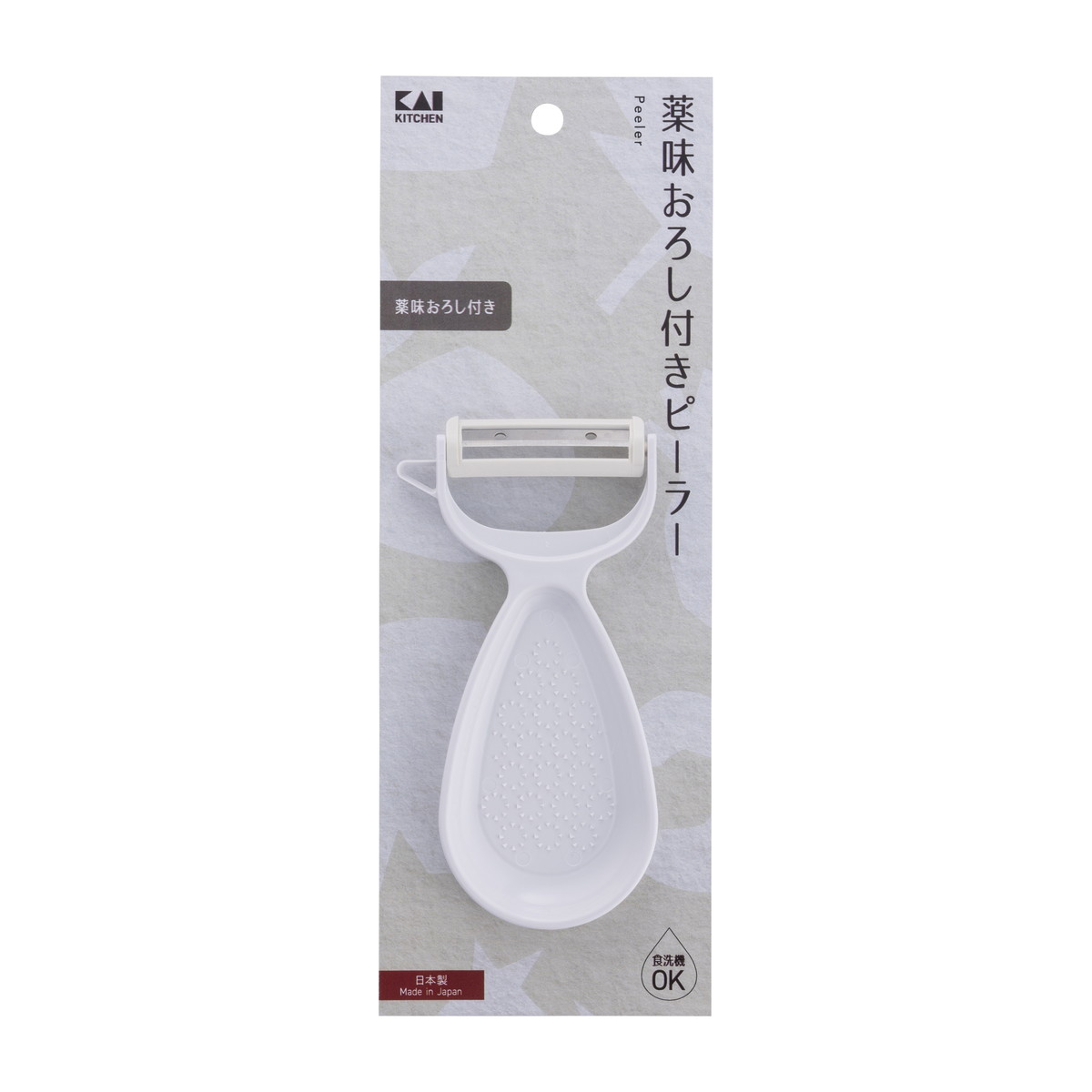 【送料お得・まとめ買い×13個セット】貝印 KK おろし付きピーラー