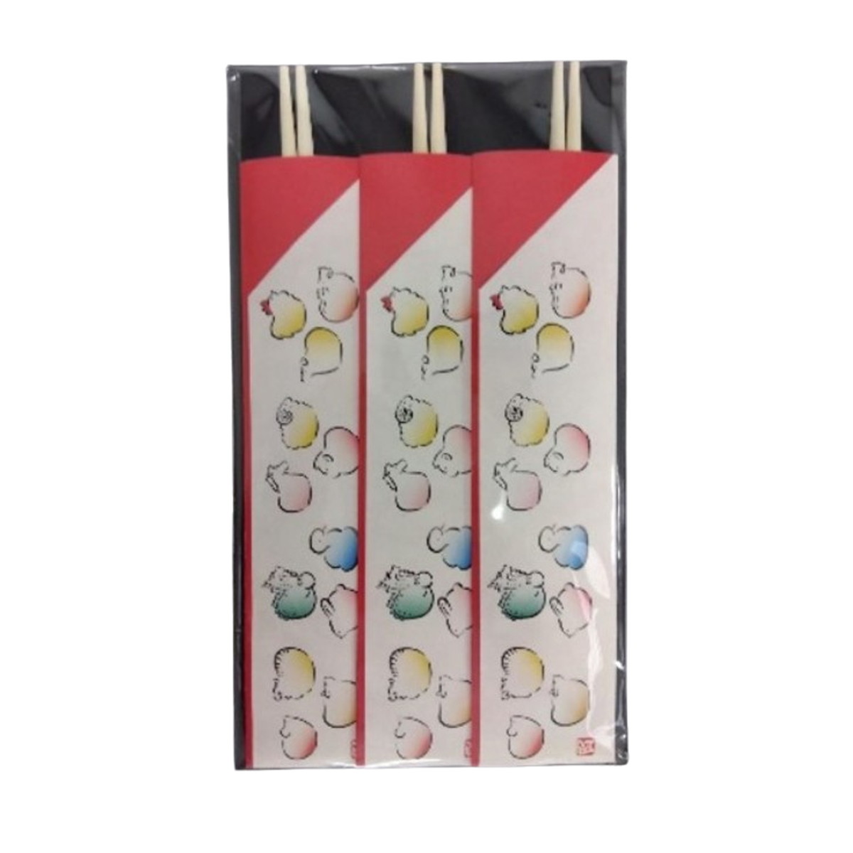 【送料お得・まとめ買い×90個セット】大和物産 祝箸 十二支 3組入|ホームライフ