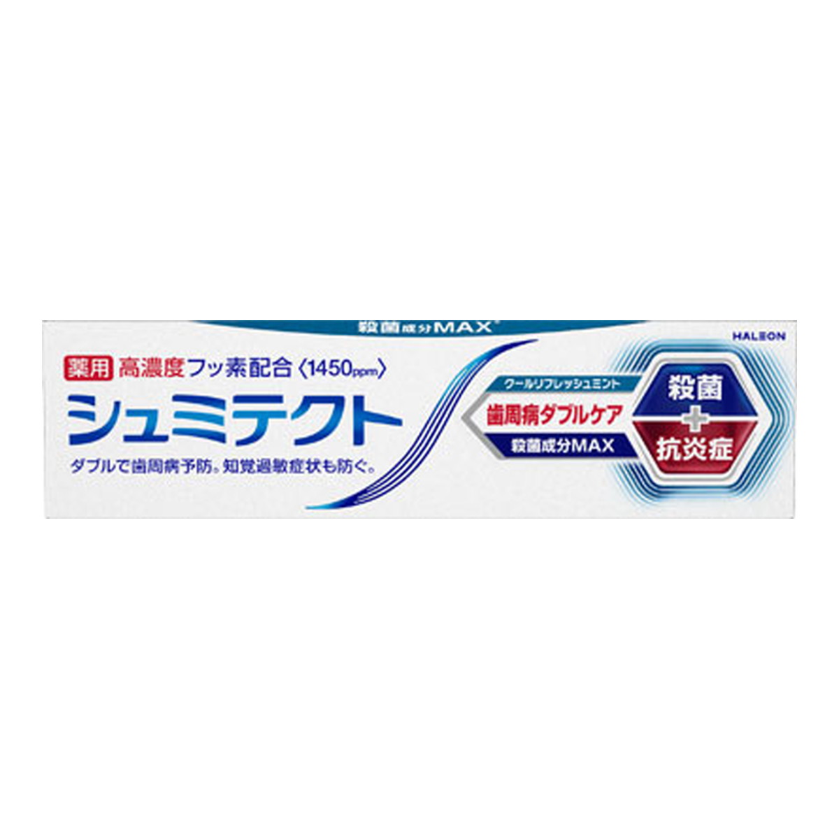【送料お得・まとめ買い&times;11個セット】Haleonジャパン シュミテクト 歯周病ダブルケア クールリフレッシュミント 薬用 高濃度フッ素配合 1450ppm 90g ハミガキ｜ホームライフ
